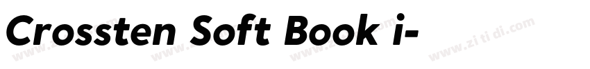Crossten Soft Book i字体转换